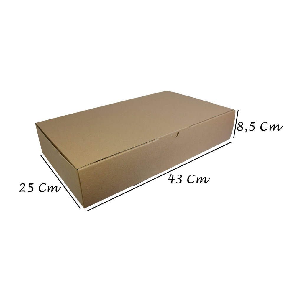 

Kardus karton model lock atas uk. 43x25x8,5 cm...Die Cut untuk kotak Aksesoris, Kue tart, Baju, dll