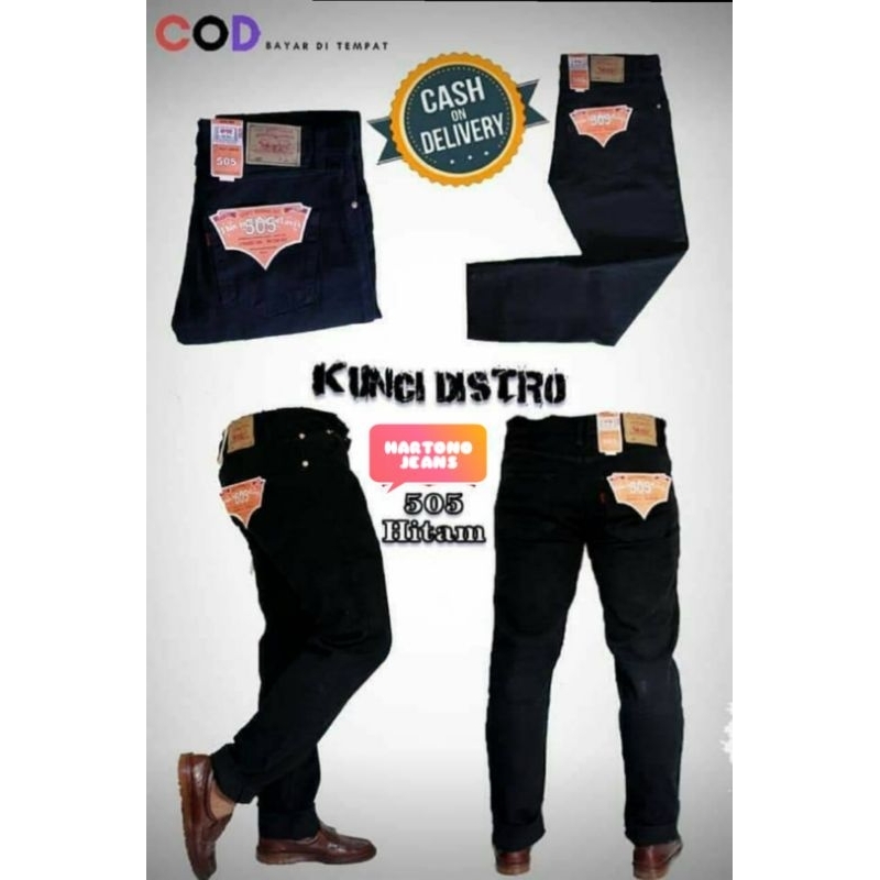 garansi celana jeans 505 size 27-44 big size / celana panjang jeans pria / celana panjang 505 pria /