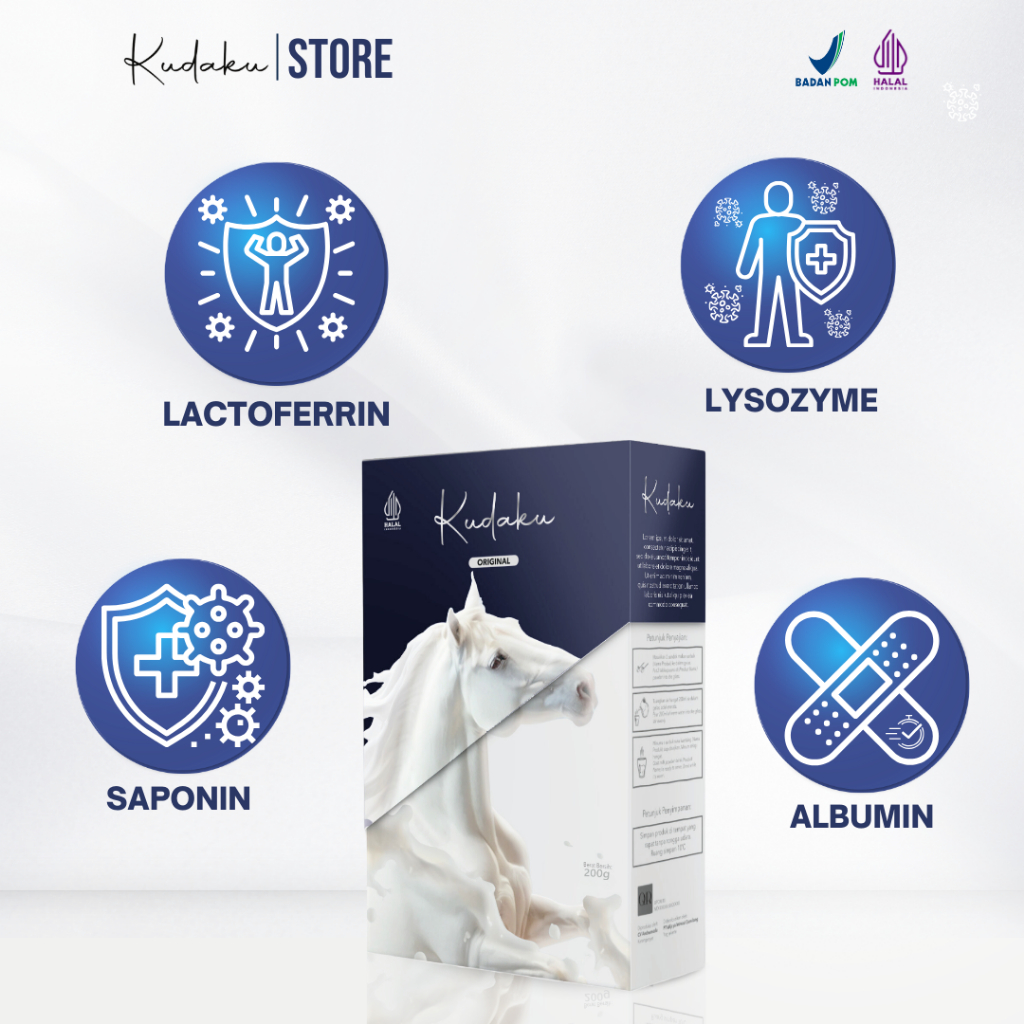 

BgKr Kudaku Susu Bubuk Kuda Liar Sumbawa Asli Obat Darah Tinggi Penurun Hipertensi Herbal Original