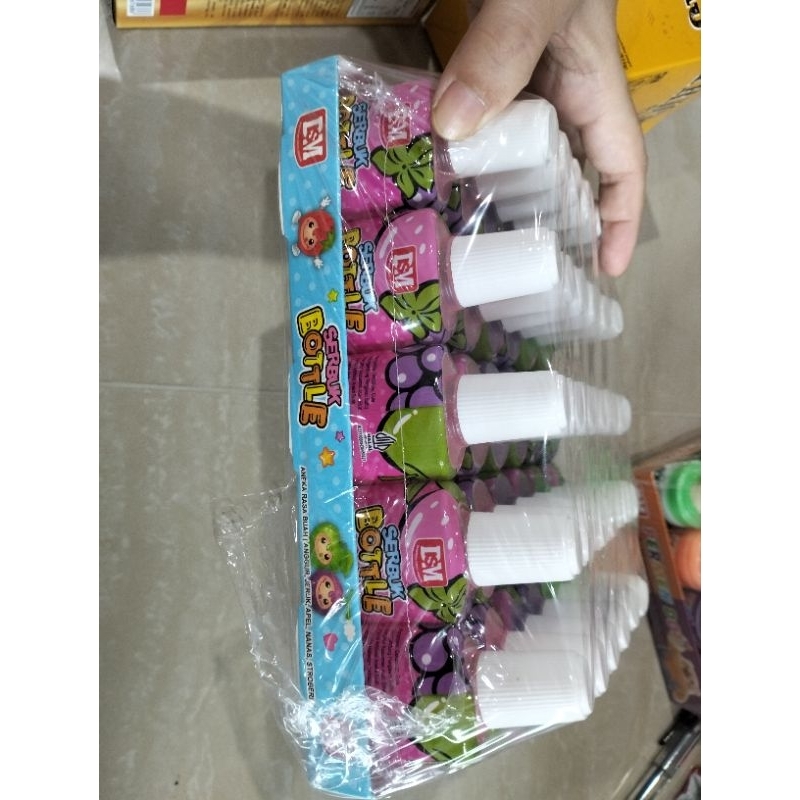 

jajanan serbuk botol isi 1box 30pcs cocok untuk jajanan anak² sehari hari ya bun