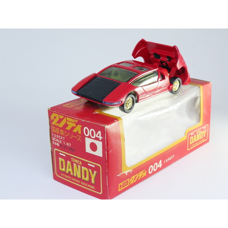 Tomica Dandy 004 Toyota EX 7 - merah Japan