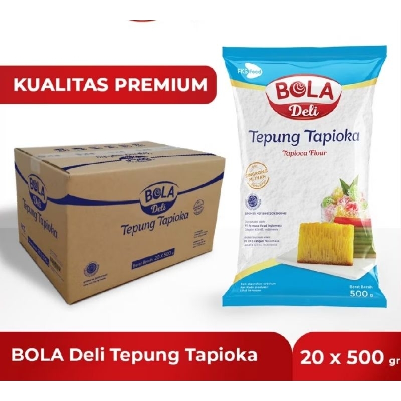 

Tapioka Bola deli 1 dus isi 20 pcs 500 gr