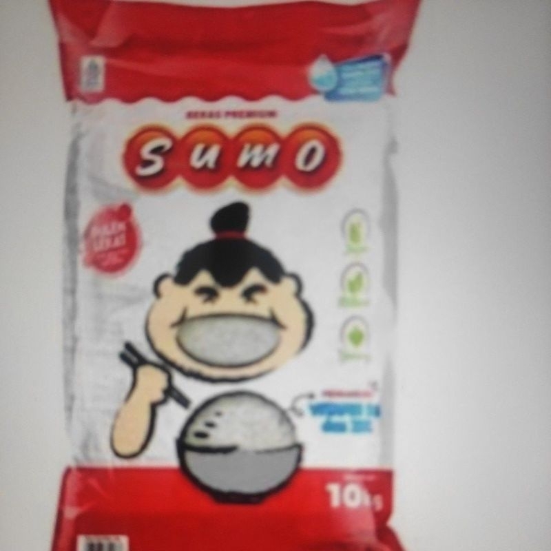 

Beras cap merek sumo 10 kg kemasan merah