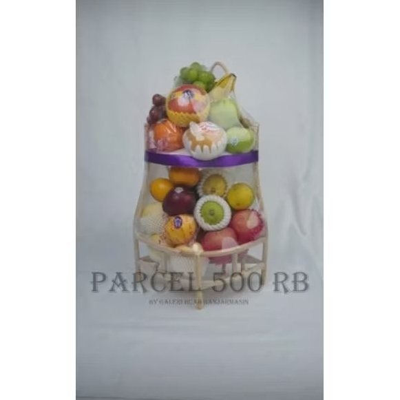 

parcel buah 2 tingkat