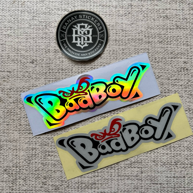 

Sticker Stiker BadBoy Motor Mobil Laptop Cutting