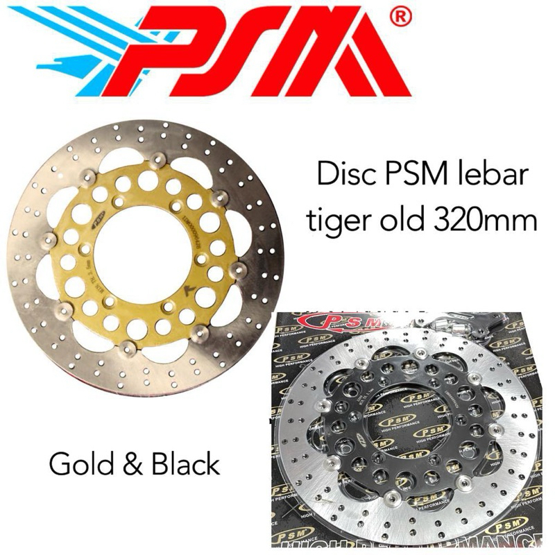 PIRINGAN DISK DEPAN FLOATING PSM TIGER OLD MODEL PSM LEBAR 320MM PNP GL MEGAPRO TIGER LAMA CB150R VE