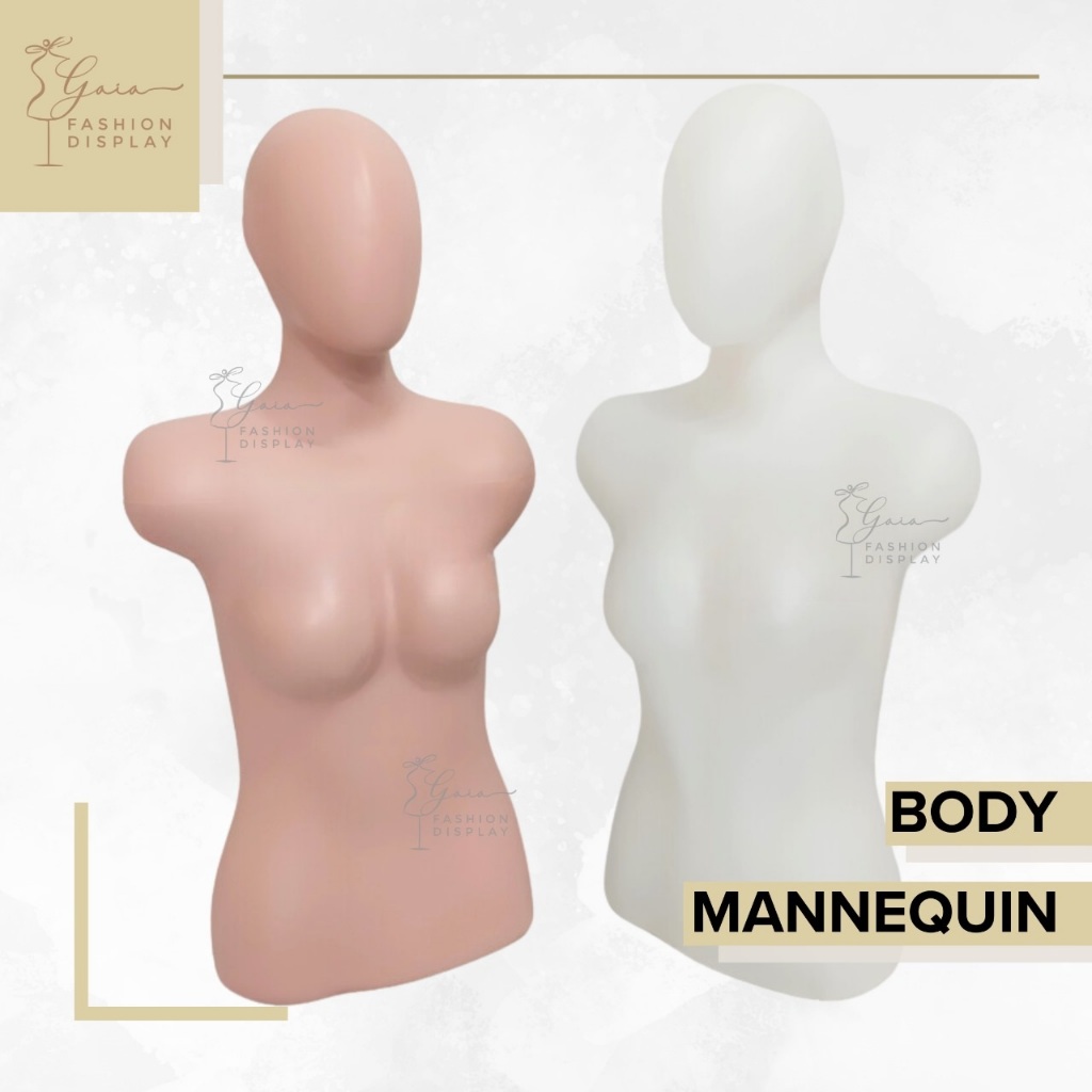 Manekin Torso Setengah Badan Tanpa Wajah Manekin Alien Setengah Badan Cewek (BH)