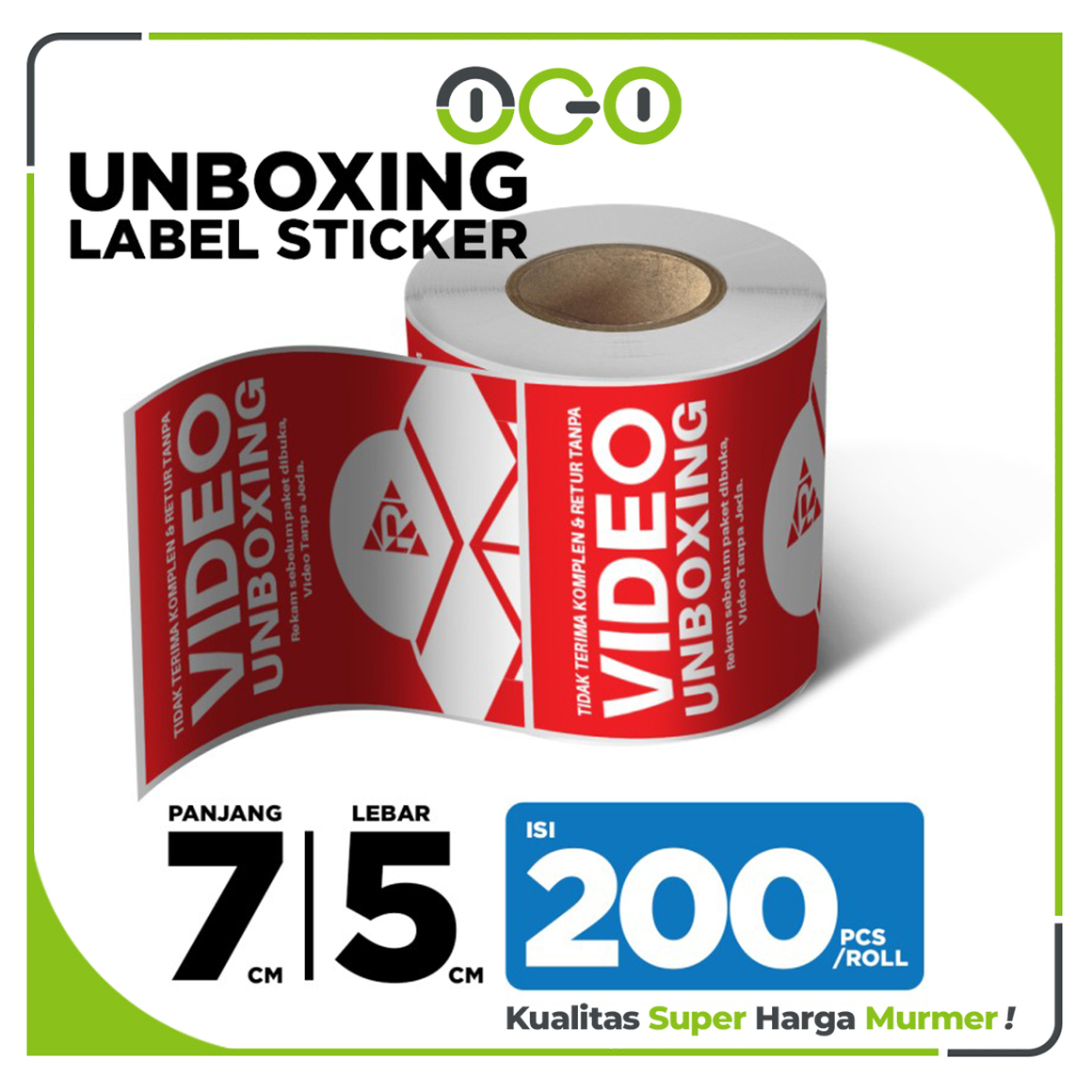 

Stiker Sticker Fragile - Video Unboxing 200pcs Per Roll Rusfet - Harga Satuan