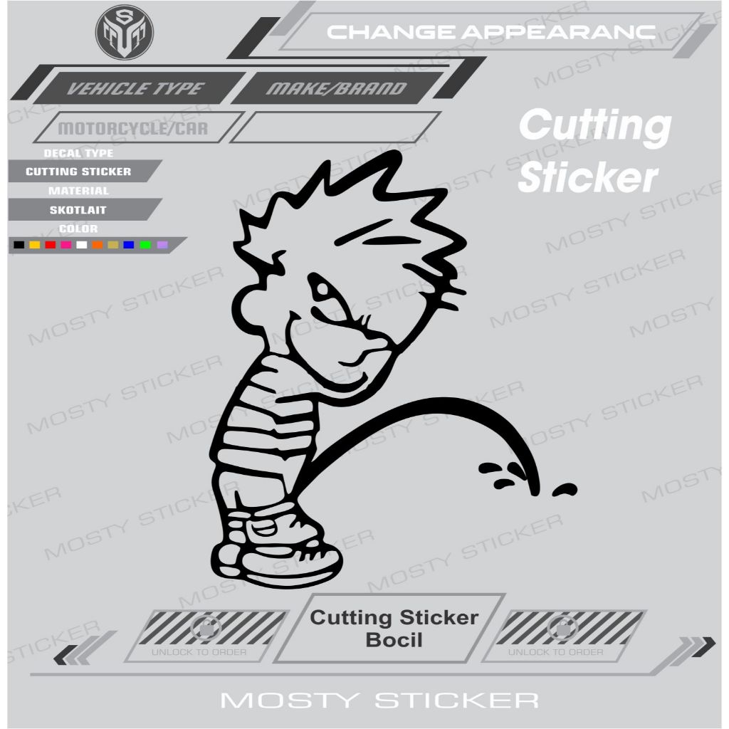 

cutting sticker bocil nakal