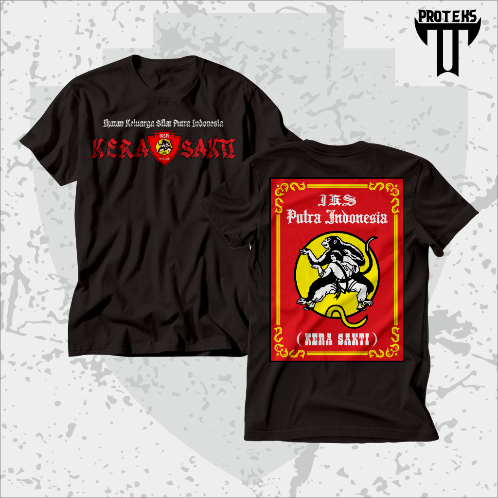 Kaos IKS PI Kera Sakti logo 100% cotton combed 24s gratis stiker