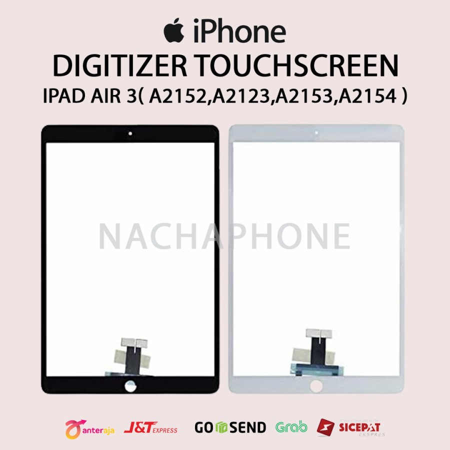 Touchscreen Ipad Air 3 | Kaca Lcd Ipad Air 3 Hitam | Putih