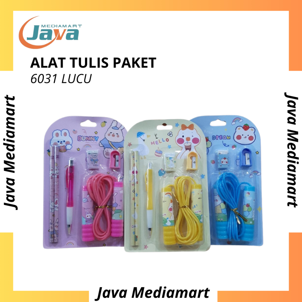 

Paket alat tulis anak anak karakter lucu 6031