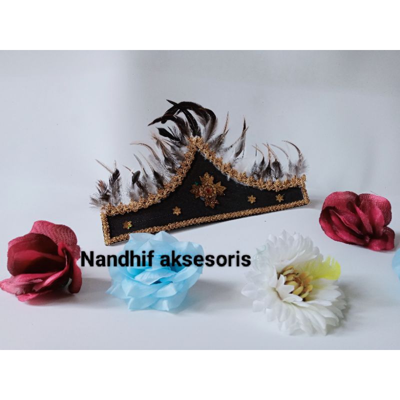 mahkota bulu Dayak Kalimantan