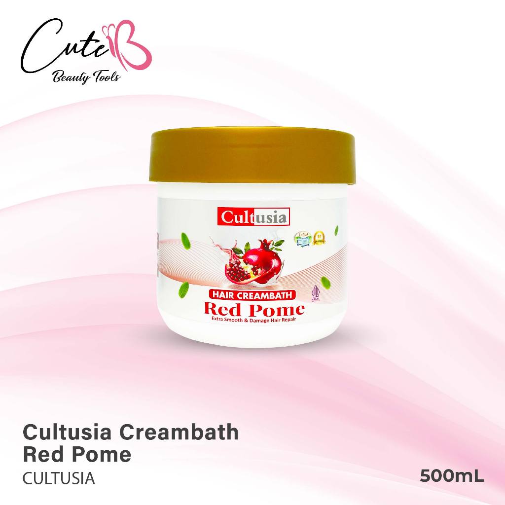 CULTUSIA CREAMBATH RED POME 500ML