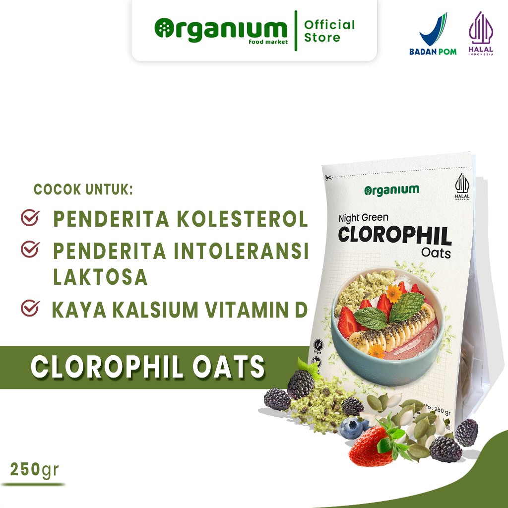 

Organium Night Green Chlorophyl Oats 250g