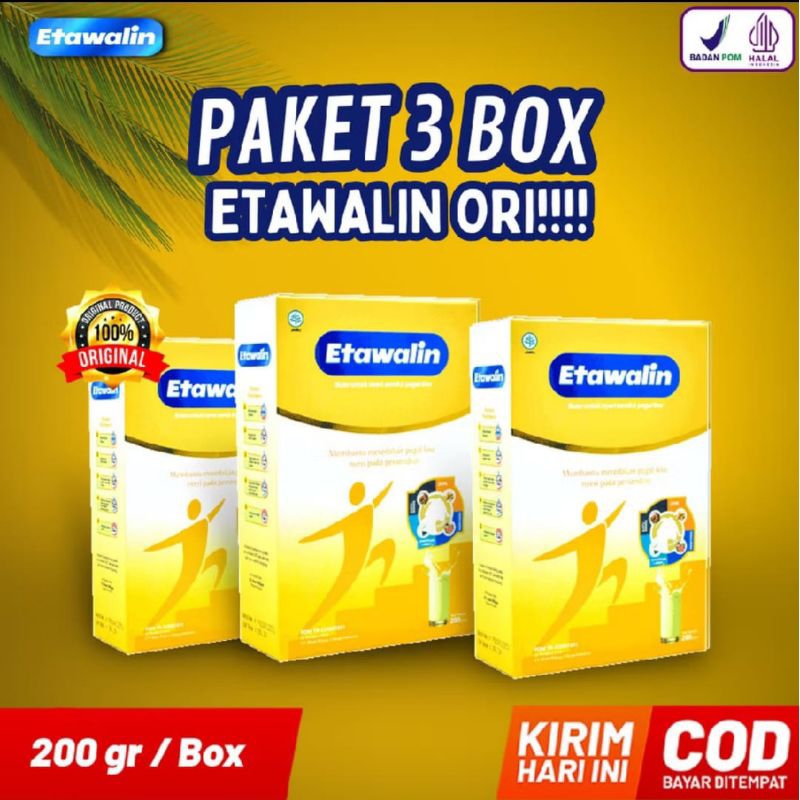 

Paket 3 Box Etawalin - Susu Bubuk Etawalin Atasi Nyeri Sendi