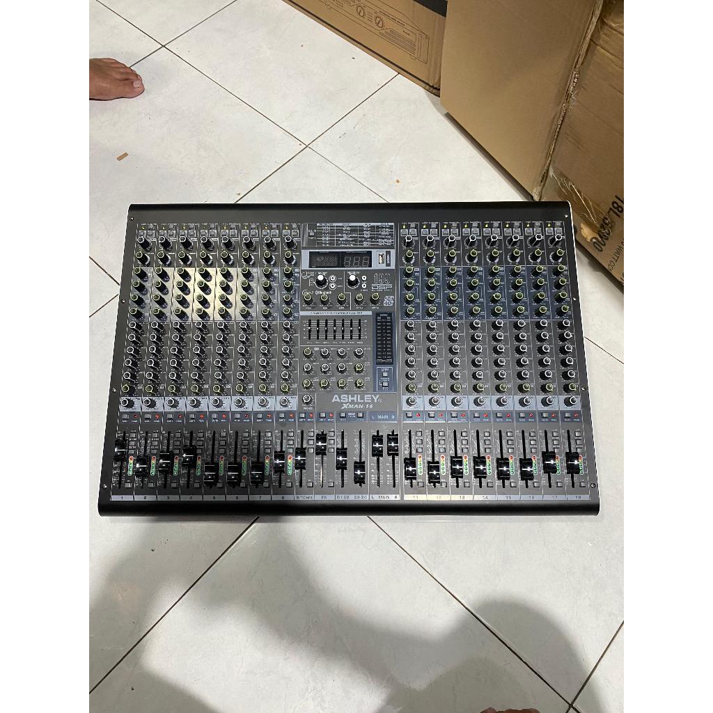 MIXER AUDIO ASHLEY XMAN-16 16CHANNEL ORIGINAL XMAN12 XMAN X MAN 16 CHANNEL 16CH MIXER SOUND HOREGGG
