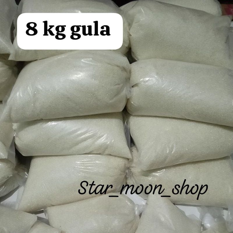 

STAR_ 8KG GULA PASIR LOKAL / GULA MANIS /GULA TIMBANGAN