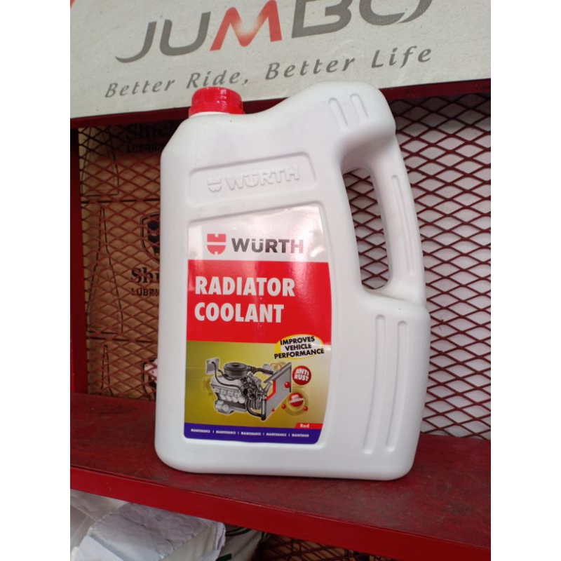 WÜRTH RADIATOR COOLANT 5 Liter.