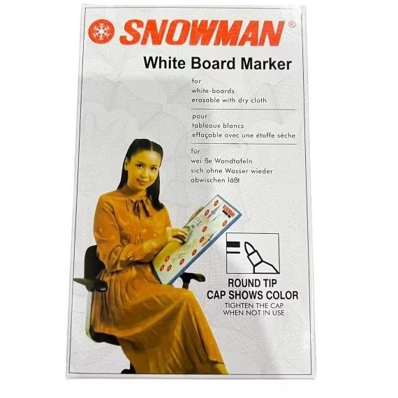 

KODE T93U Spidol Snowman Whiteboard BG 12 LUSIN