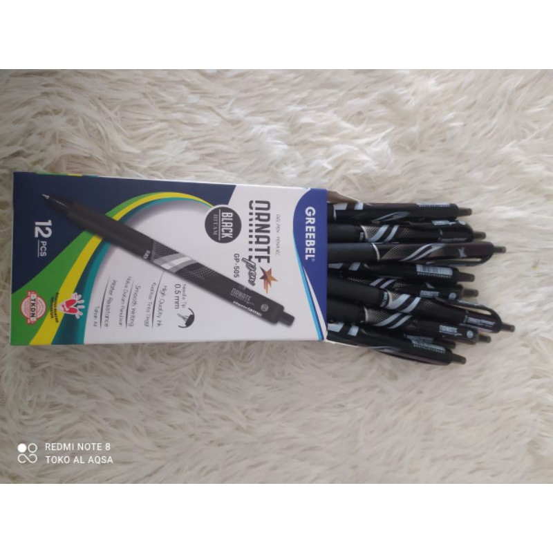 

Bolpoin//Pulpen//Bolpen Gel Pen GP-505 Greebel ( 1pcs )