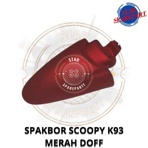 spakbor slebor depan scoopy esp new k93 ring 12 donat 2017 2018 2019 2020 merah doff non original