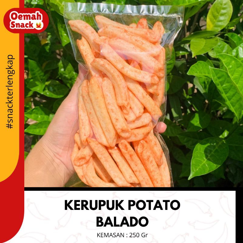 

Oemah Snack - 250GR Kerupuk Potato Rasa Balado