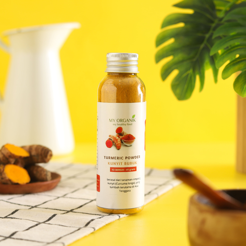 

My Organik Kunyit Bubuk Tumeric Organic Original Kunyit Bubuk Kemasan 45g