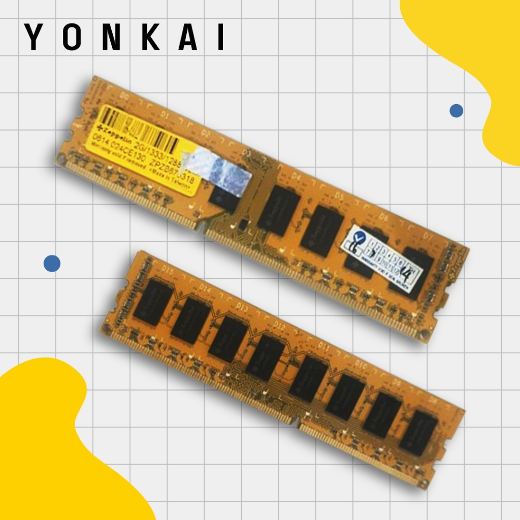 RAM PC Zeppelin 2GB DDR3 1333 (Bekas)