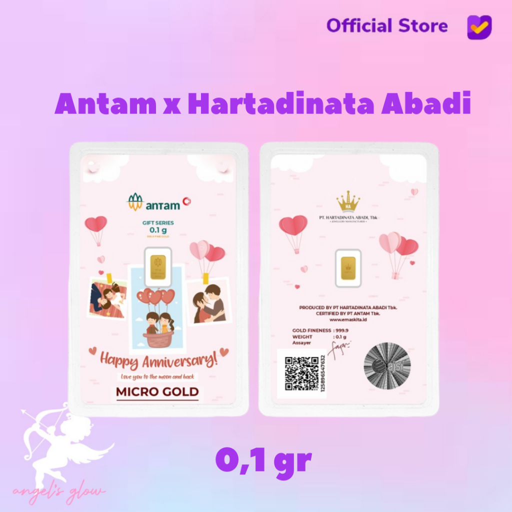 Micro Gold Antam Hartadinata 0.1 & 0.25 Gram Anniversary 02