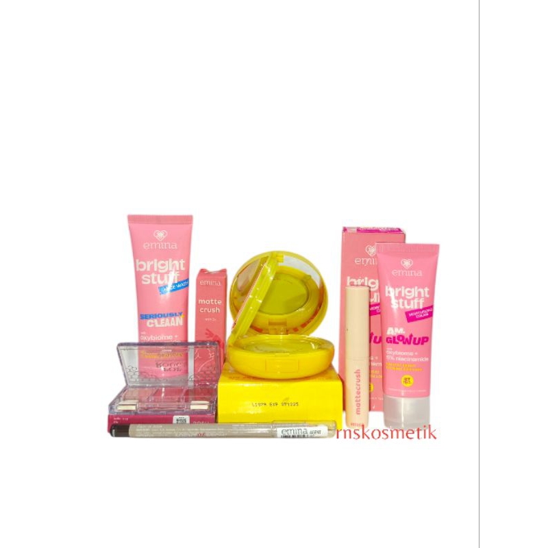 EMINA PAKET MAKE UP KOSMETIK HARIAN WAJAH