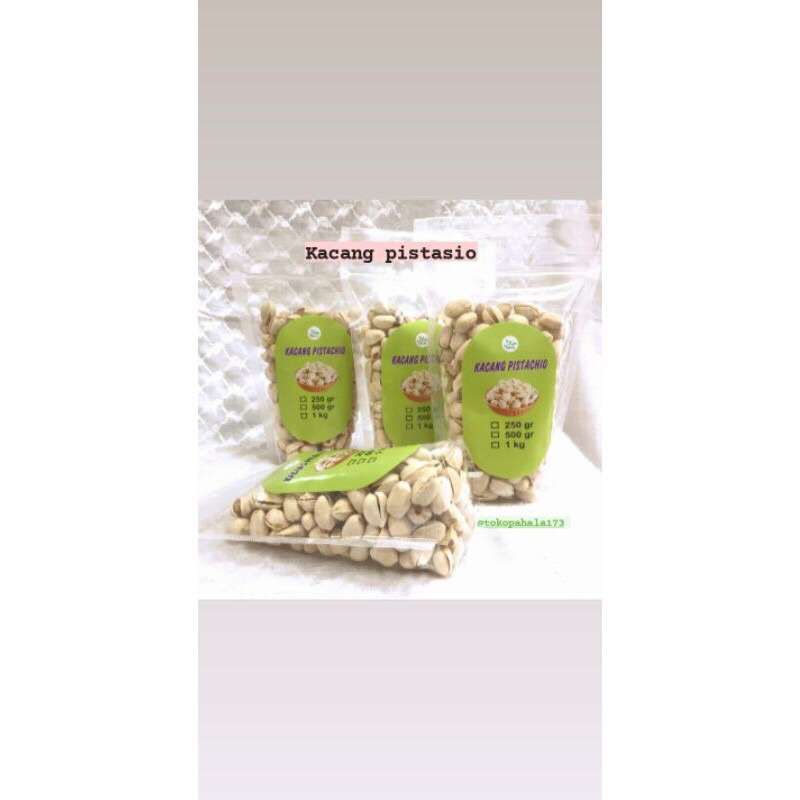 

RB Kacang Pistachio Gurih Asin 1 Kg Renyah Premium