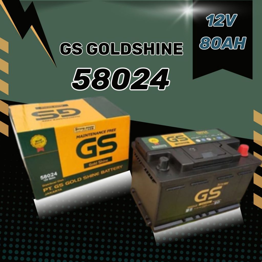 Aki Mobil Chevrolet ( Zafira, Trail Blazer ) GS Gold Shine MF DIN 58024 Accu Kering