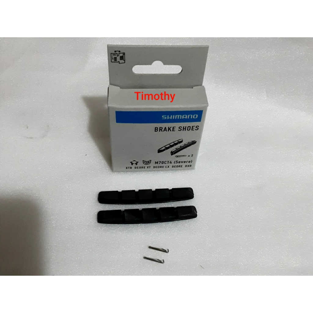 Shimano XTR-XT-LX-Deore-DXR Brake Pads - Catridge Refill - Karet Rem Vbrake Shimano