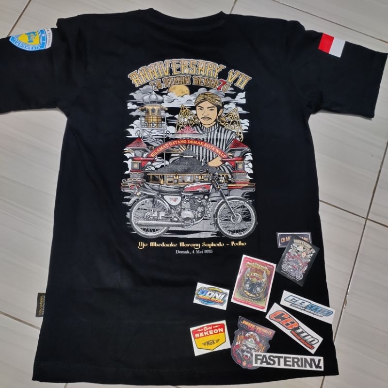 kaos acara cb demak bersatu anniversary 7
