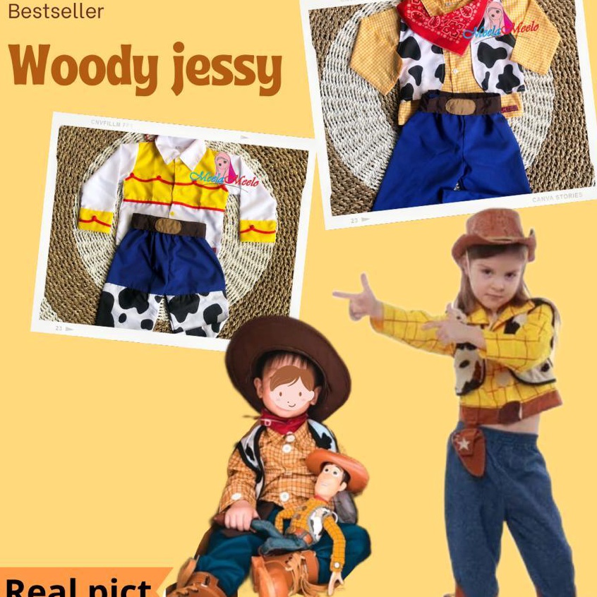 KODE M1Z Kostum Toy Story  Kostum Anak Cowboy Zorro Slayer Baju Anak  Toy Story Kostum Jessi Toy Sto