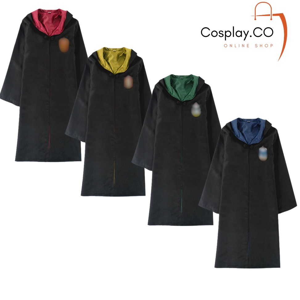 KODE D58G COSPLAY Kostum Jubah Pelajar Sekolah Sihir Halloween Pria dan Wanita