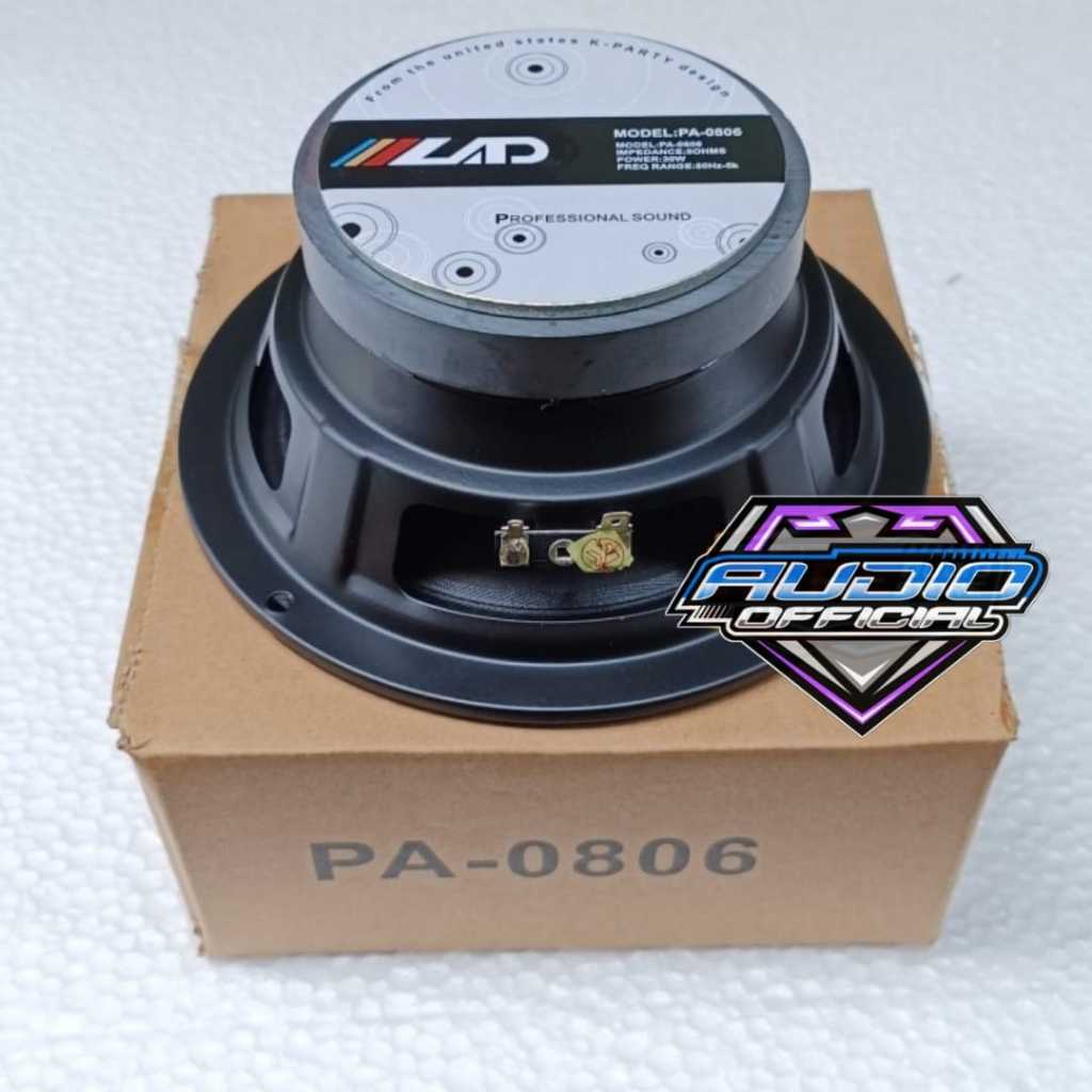 Spiker Midel 6 inch LAD PA-0806 / Speaker Midle 6" khusus Midelan 0806 Original