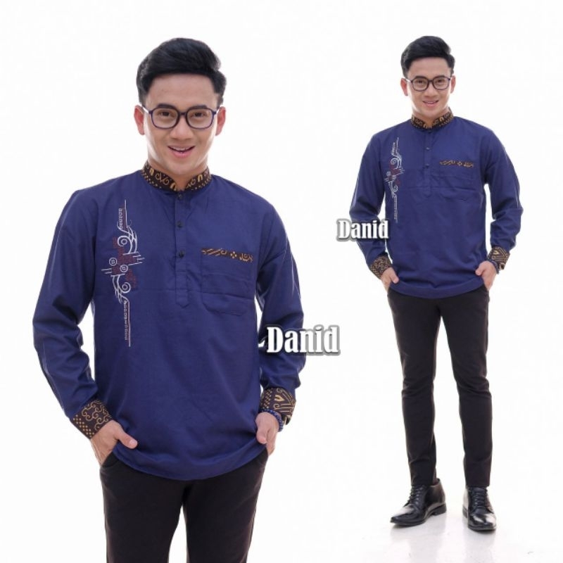 Baju Koko Azzahir Koko Syubbanul Muslimin Baju Koko Hadroh Pakaian Muslim Pria Kemeja koko Sragam Ha