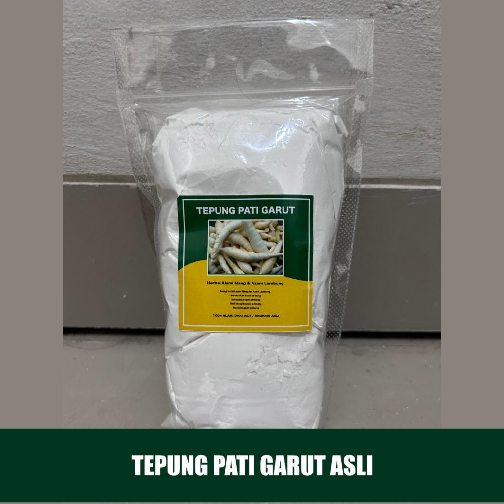 

Tepung Pati Garut Asli / Pati Asam Lambung / Irut / Angkrik Asli 250gram COD