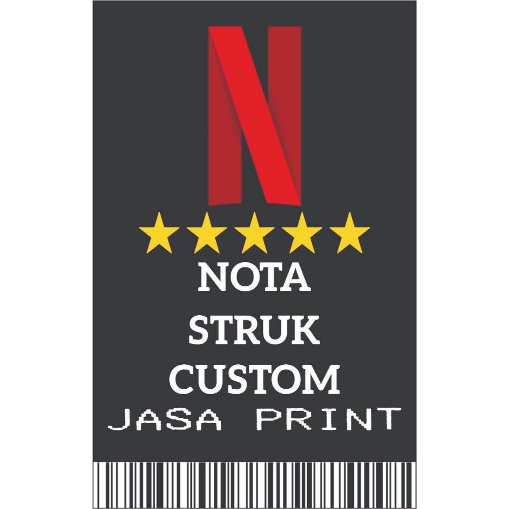

JASPRINT Struk Custom Edit Patramine, PBUS, Toko, Resto, Cafe, Hotel, Termanoid