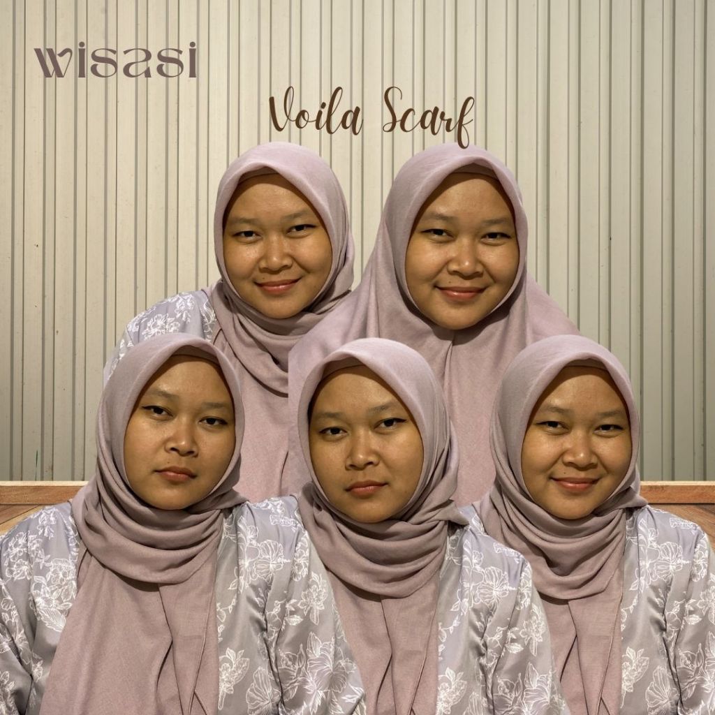 Wisasi Hijab Voila Scarf Warna Mauve Voila Premium