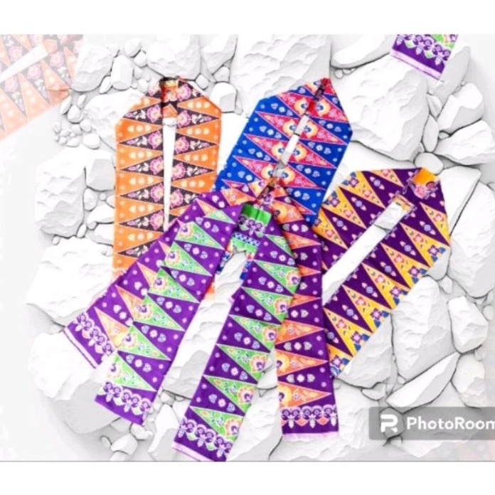 FG2 Selendang Cukin Batik Motif Tumpal 225