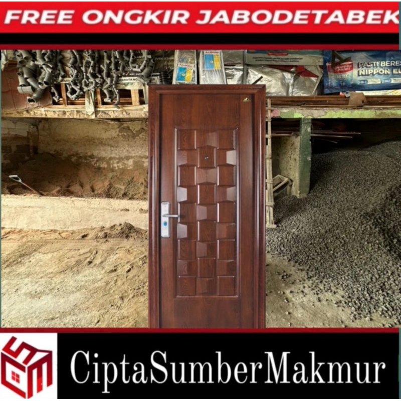 Pintu Utama / Pintu Kamar Baja Fortress Type Prime 90x230