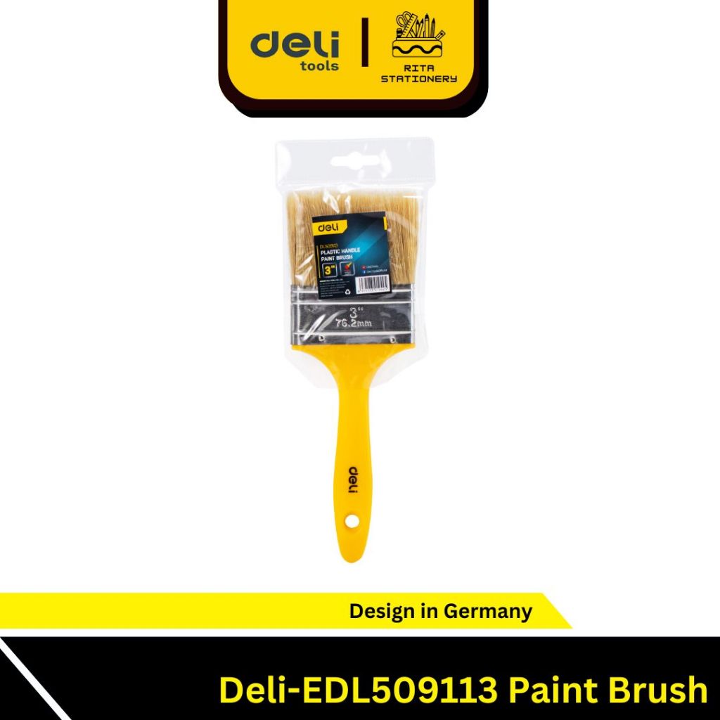 

Deli Paint Brush / Kuas Cat Dinding Rumah 3 inch - EDL509113