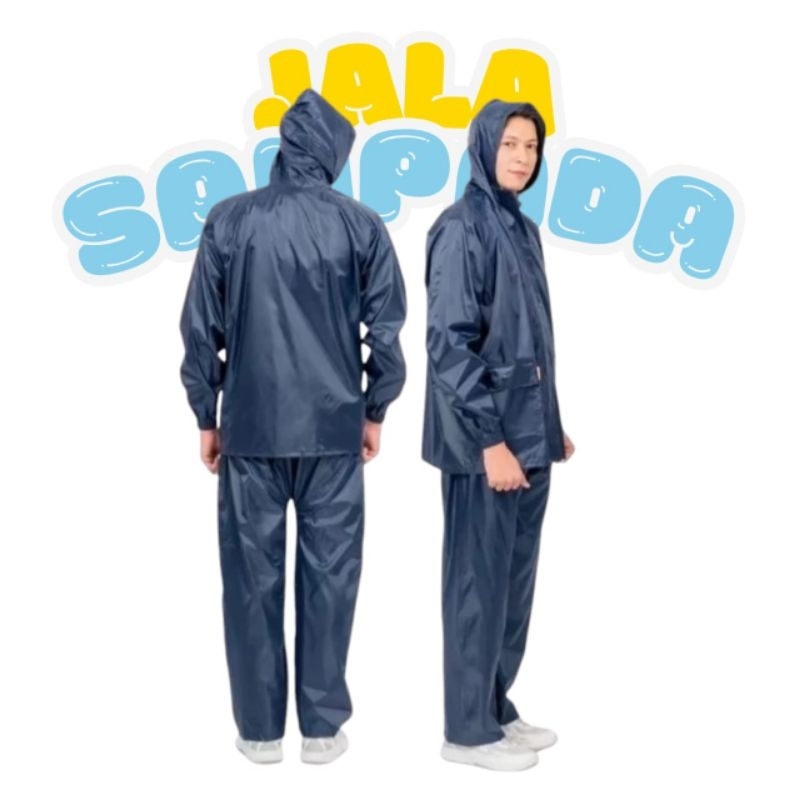 Voltro N41 Jaket Celana Mantel Mantol Jas Hujan Nylon Monas