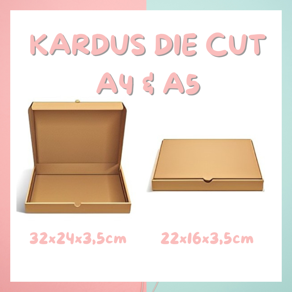 

Kardus die cut box packing