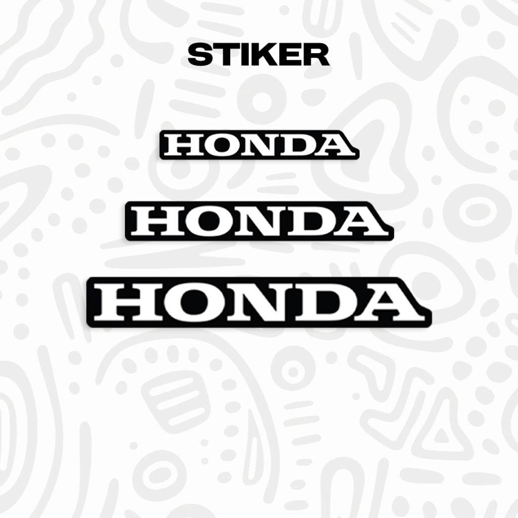 

[] STIKER HONDA / TANPA MINIMAL / STIKER MURAH / STIKER KEREN / STIKER VIRAL / STIKER AESTHETIC