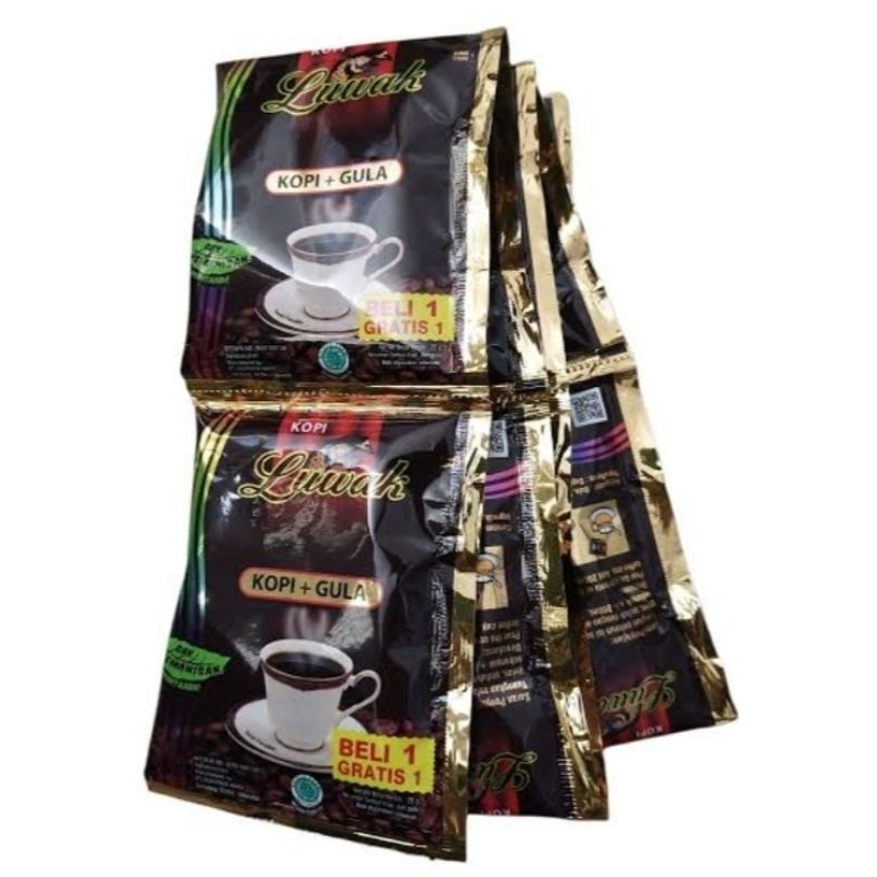 

LUWAK HITAM KOPI GULA ISI 15 RENCENG BERAT 23g