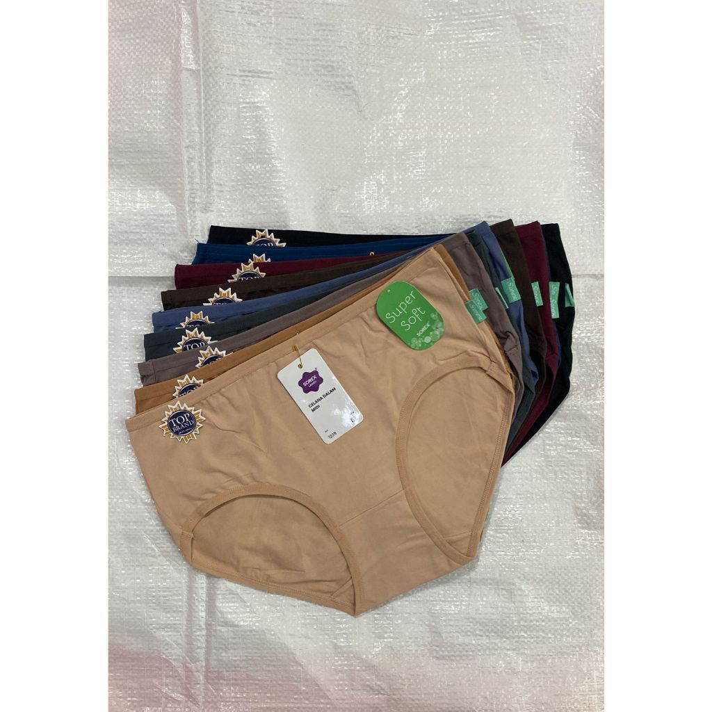 3 Pcs Celana Dalam Wanita Sorex 1239 Super Soft Underwear CD / Celana dalam CD wanita Sorex 1239 Sup